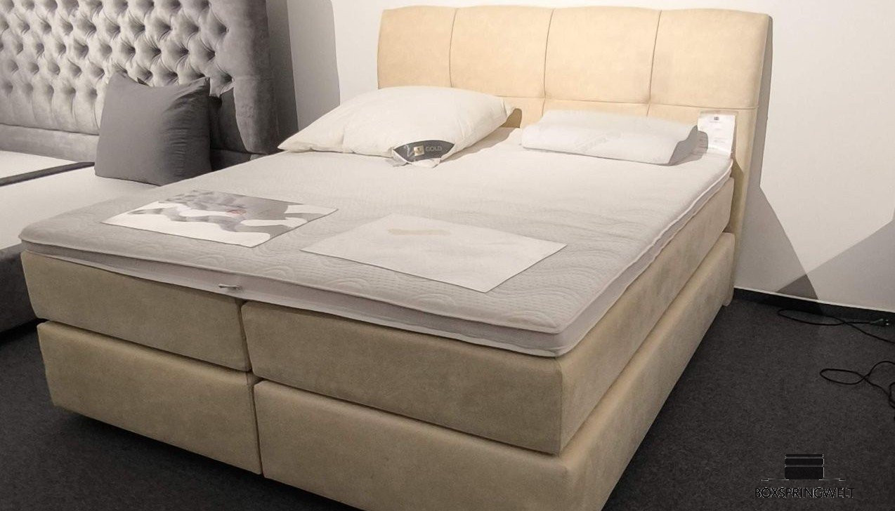 Lit Boxspring Paul 180 x 200 cm - Soldes
