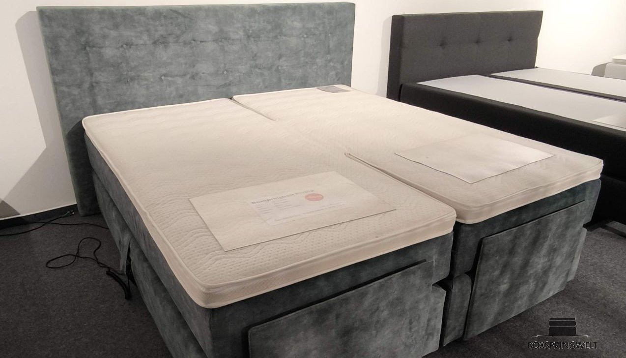 Lit Boxspring Phillip 180 x 200 cm - Soldes